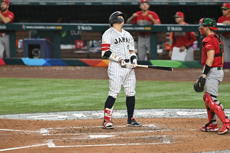 悔しい打席が続いたWBC　©Naoya Sanuki