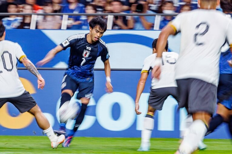 三苫薫（2024年W杯アジア最終予選・中国戦）©︎Kiichi Matsumoto