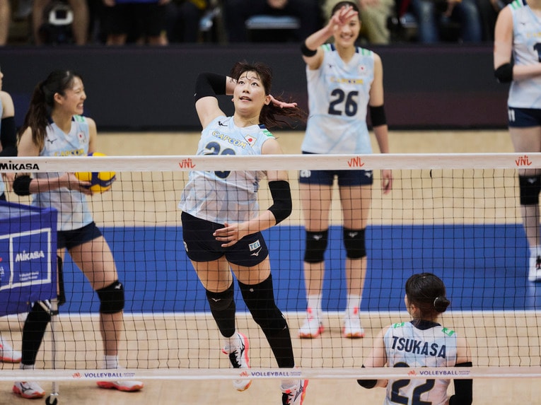 バレーボールネーションズリーグ 韓国戦　©︎Yuki Suenaga