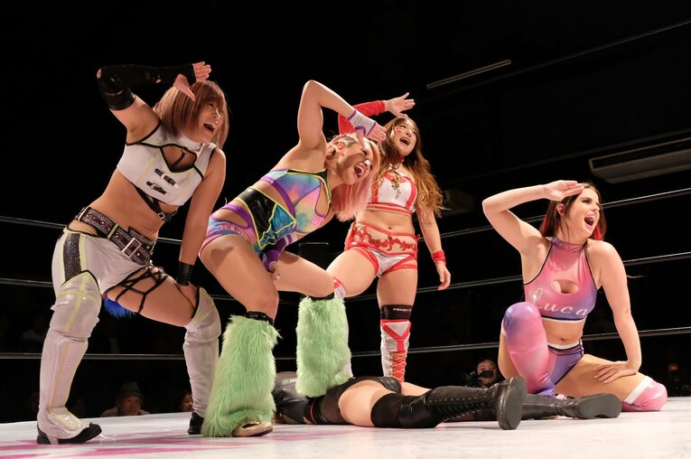 叫女は木村花と「TCS」を組み、親交も深かった　©Norihiro Hashimoto