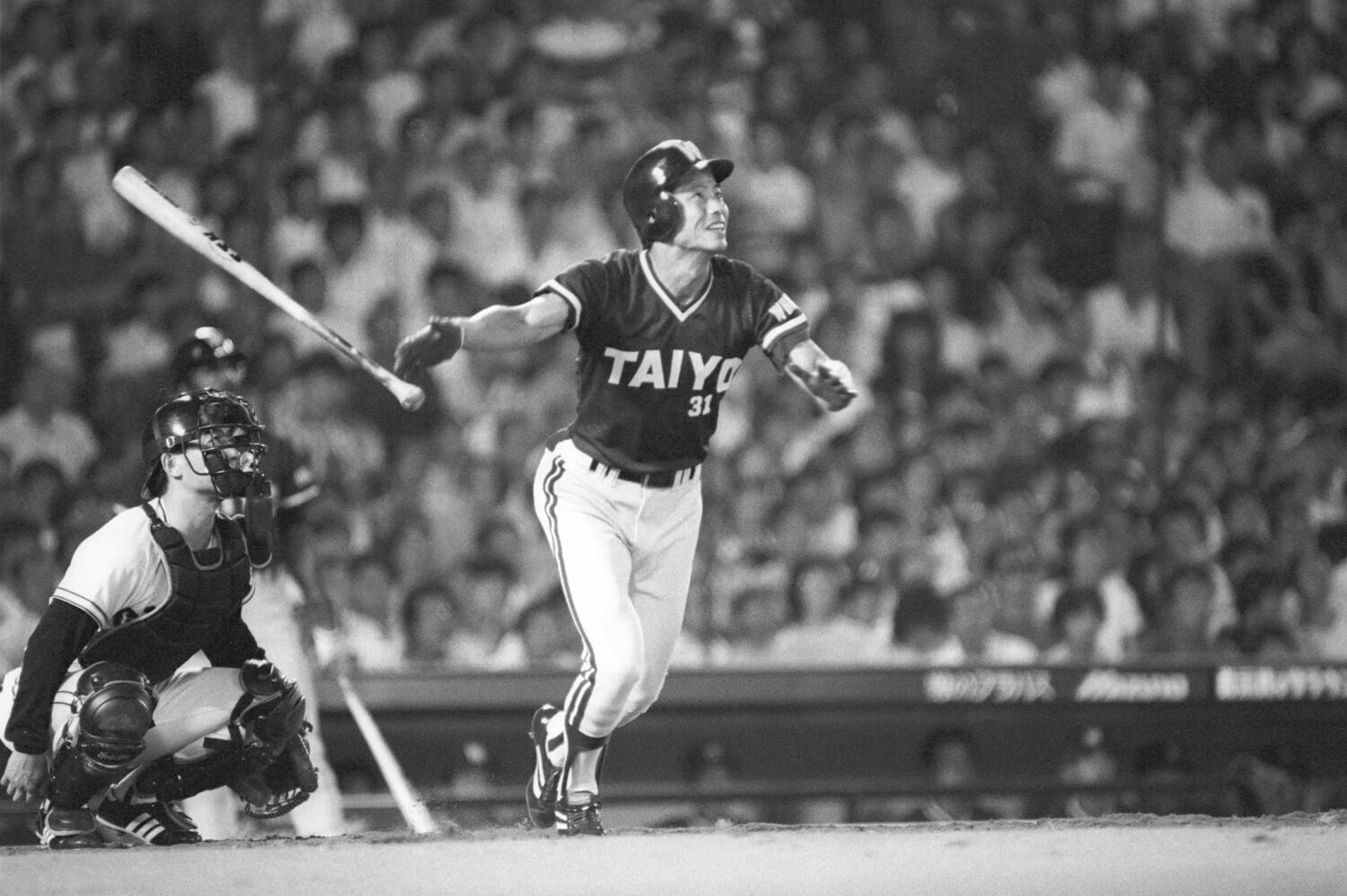 現役時代の屋鋪　©JIJI PRESS