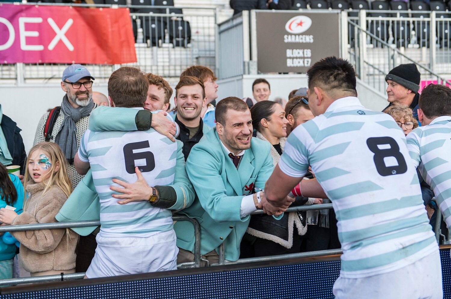 一軍の選手として「バーシティマッチ」に出場すると「ブルー」という称号が与えられる（本人提供）