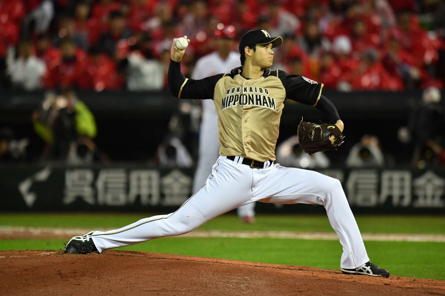 2016年日本シリーズの大谷。日本ハムを日本一に導いた　©Hideki Sugiyama