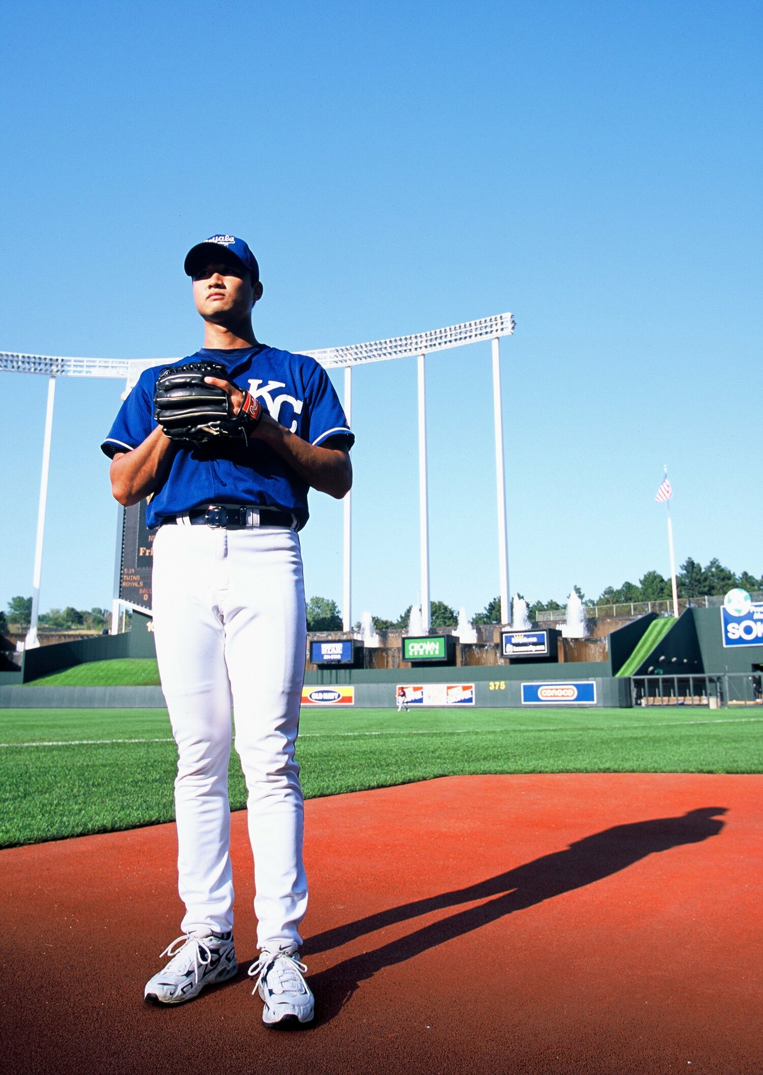ロイヤルズ時代のマック鈴木　©Kazuaki Nishiyama