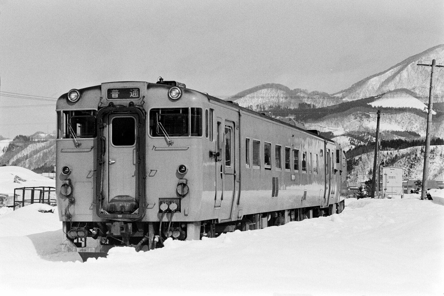 かつて福島町を走っていた松前線。1988年に全線廃止になった　©JIJI PRESS
