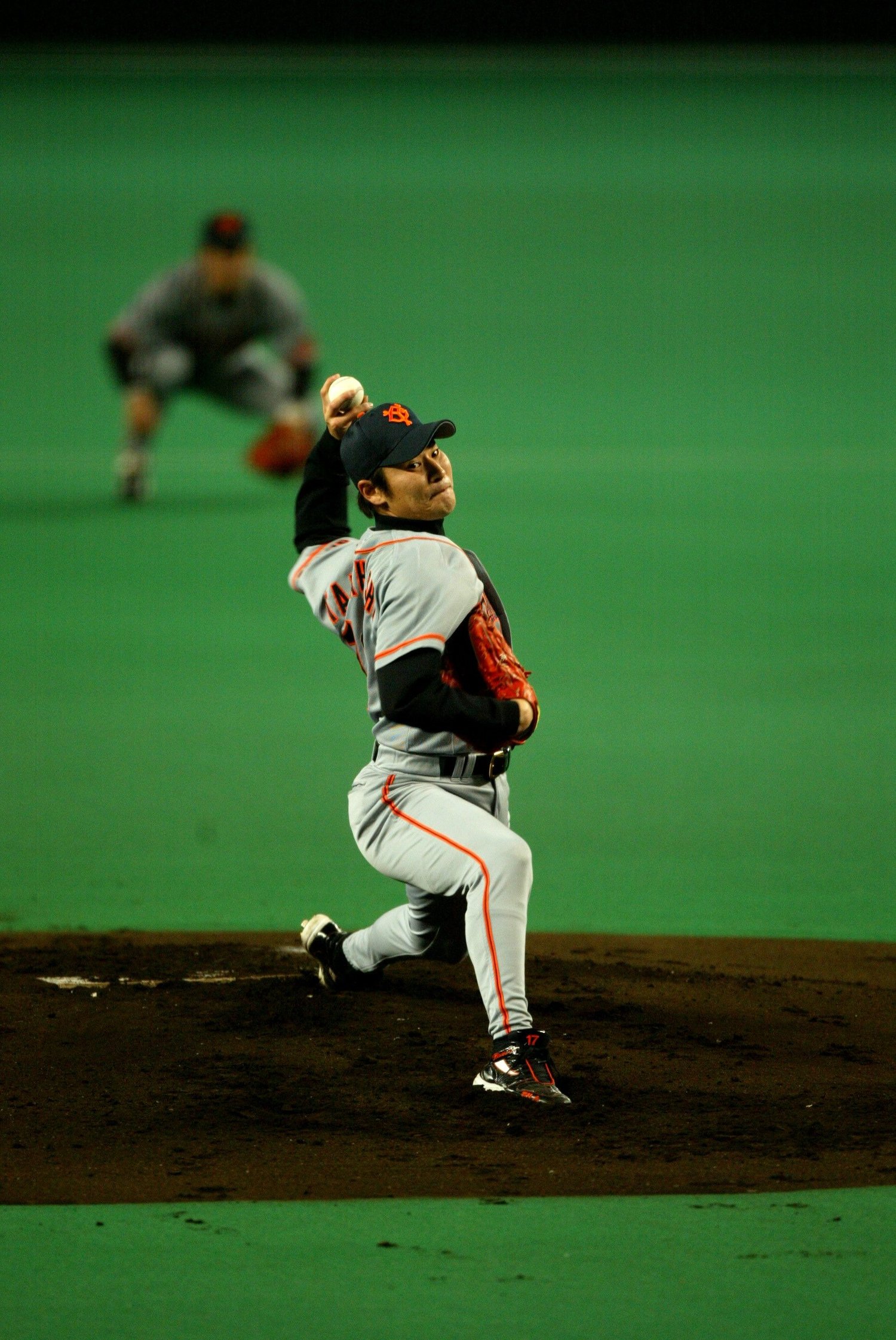 2002年の日本シリーズ。西武との第4戦に登板し、勝ち投手に　©BUNGEISHUNJU