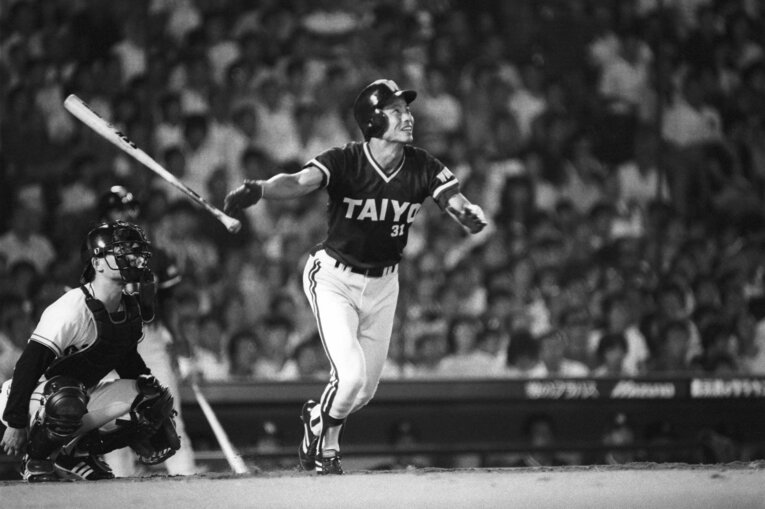 現役時代の屋鋪　©JIJI PRESS