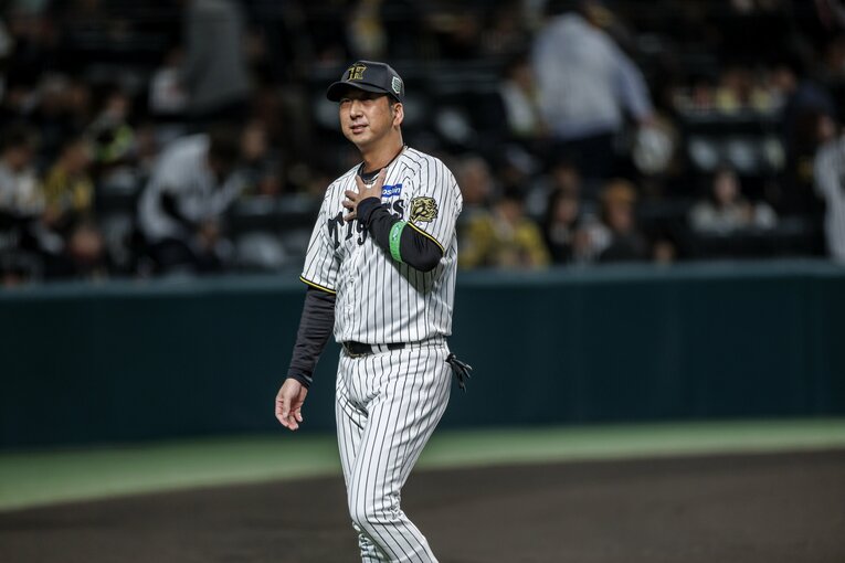 シリーズ第4戦に向け「しっかりと戦う、それに尽きます」と語った阪神・藤川球児監督　©️Kiichi Matsumoto