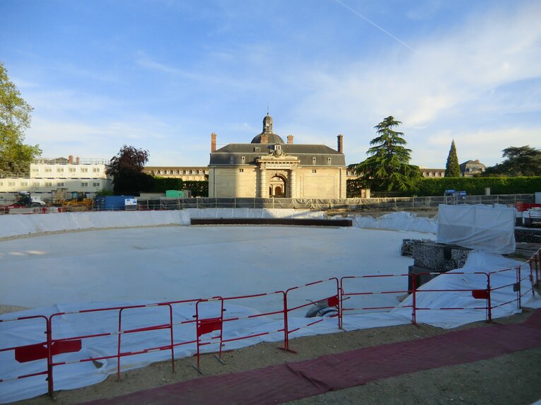 オステルリッツの貯水槽。稼働は6月からの見込み　©Yuji Hirooka