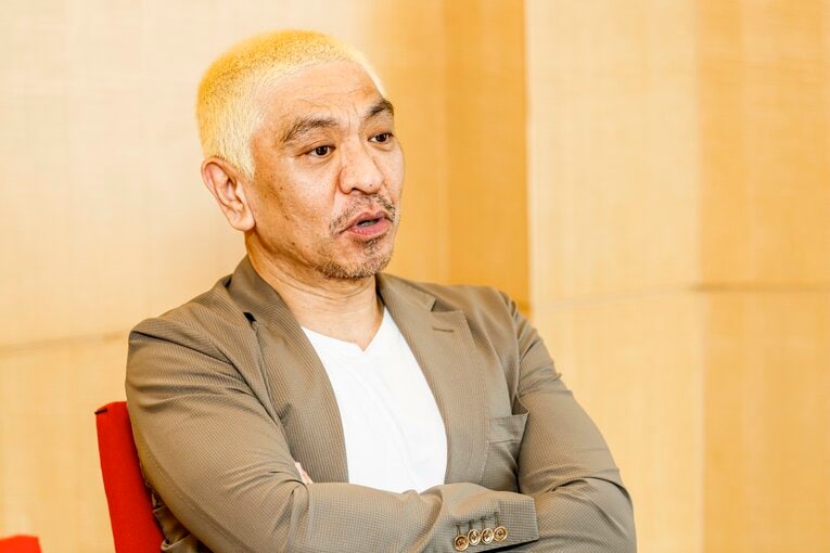 第1回から多くの大会で審査員を務める松本人志　©BUNGEISHUNJU