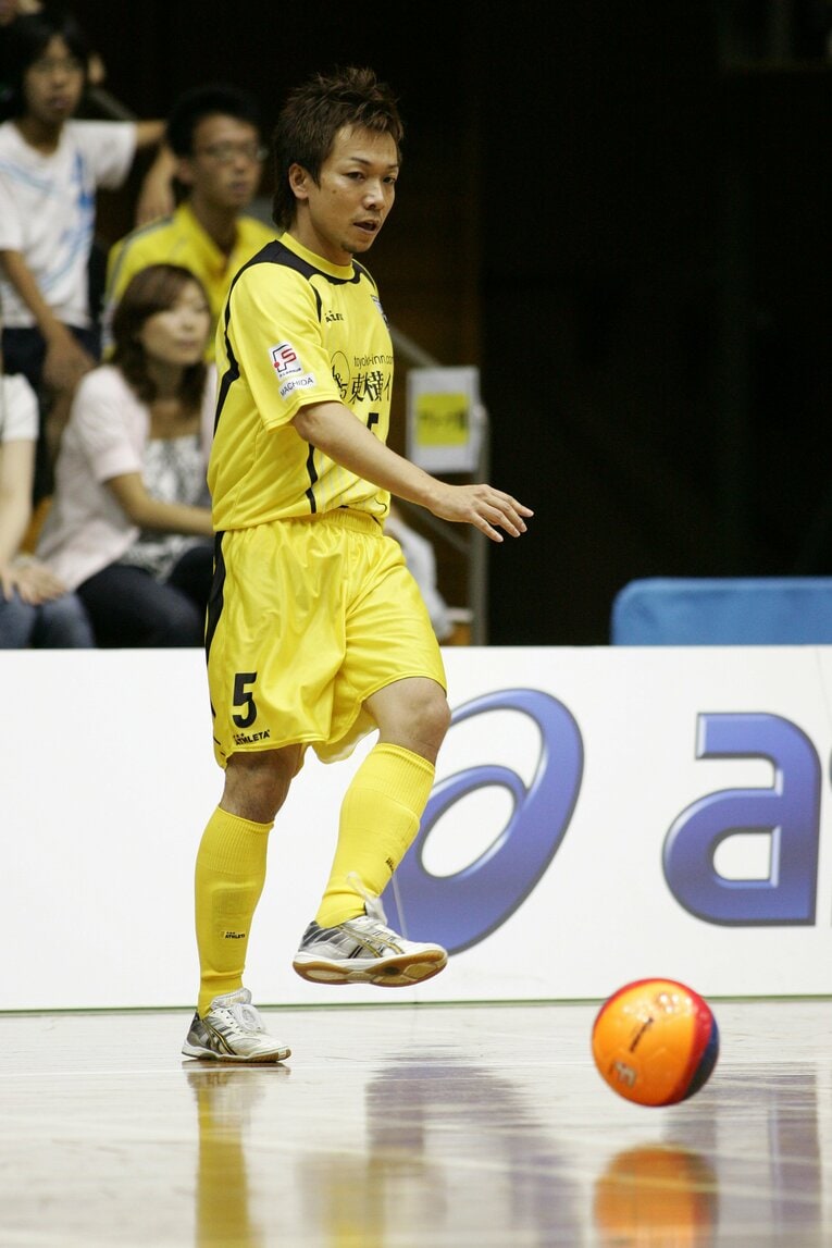 甲斐翔大の父・修侍は日本フットサルの草分け的存在だ（2010年撮影）　©Kenzaburo Matsuoka/AFLO
