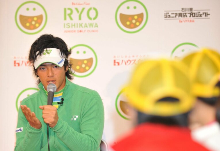 石川遼（2010年、ゴルフ教室）©︎Mami Yamada