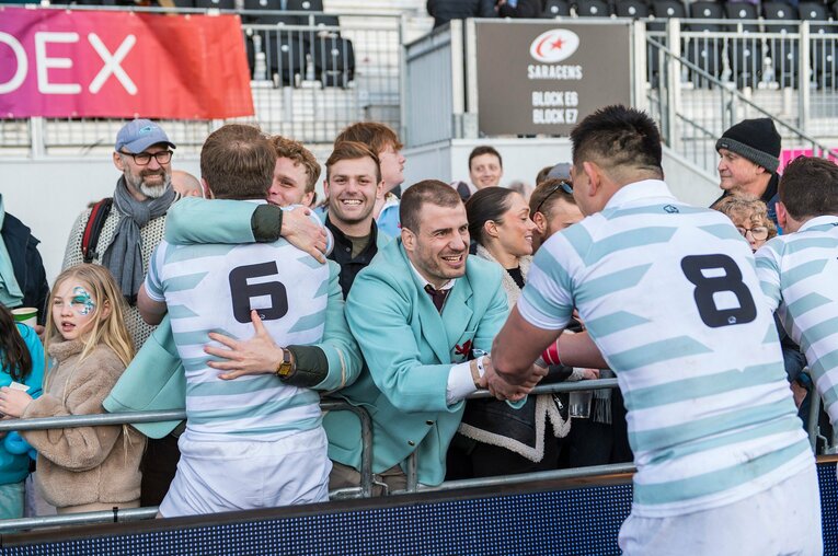 一軍の選手として「バーシティマッチ」に出場すると「ブルー」という称号が与えられる（本人提供）