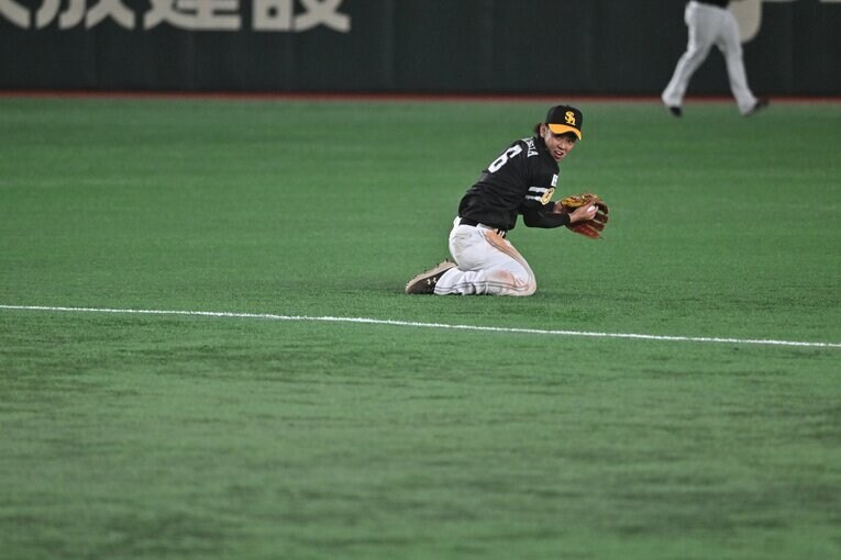 2023年版ランキングで2位に輝いた今宮健太（ソフトバンク）　©BUNGEISHUNJU