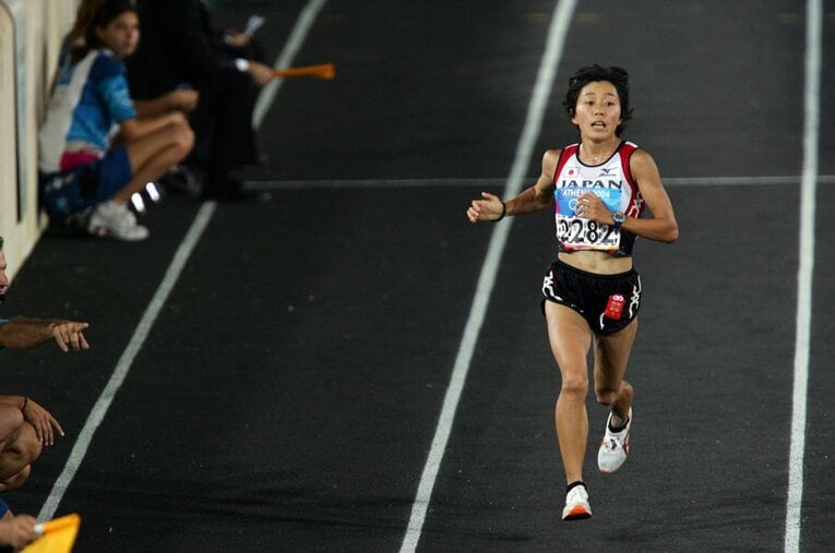 野口みずき ／ photograph by Takuya Sugiyama/JMPA