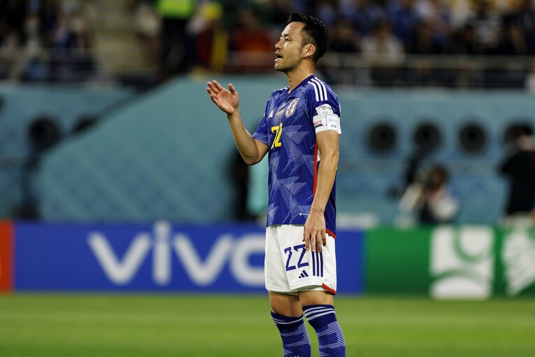 吉田麻也を中心に、選手たちの守備への意識が統一されていたスペイン戦　©Kiichi Matsumoto/JMPA