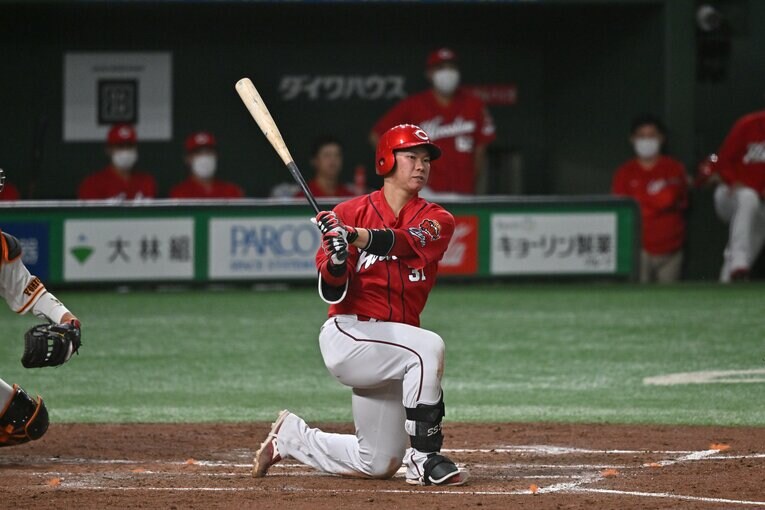 すでにカープ打線の主軸を担う坂倉将吾（24歳）©︎Hideki Sugiyama