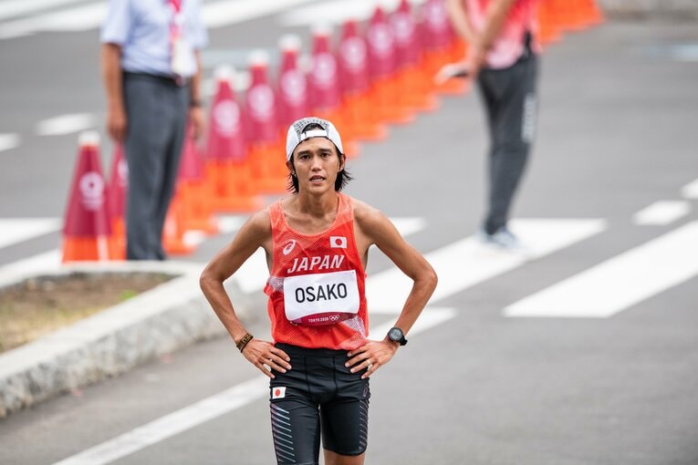 東京五輪、マラソンで6位入賞を果たした大迫傑　©︎Nanae Suzuki/JMPA