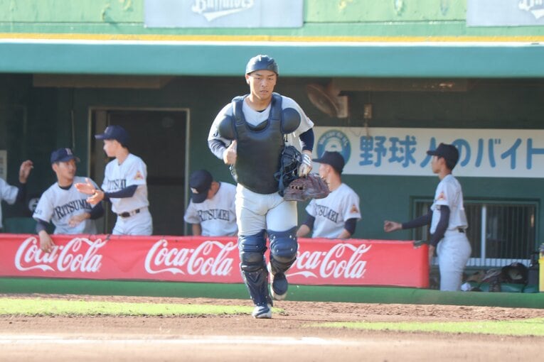 主将であり、捕手というまさにチームの要である伊藤　©Fumi Sawai