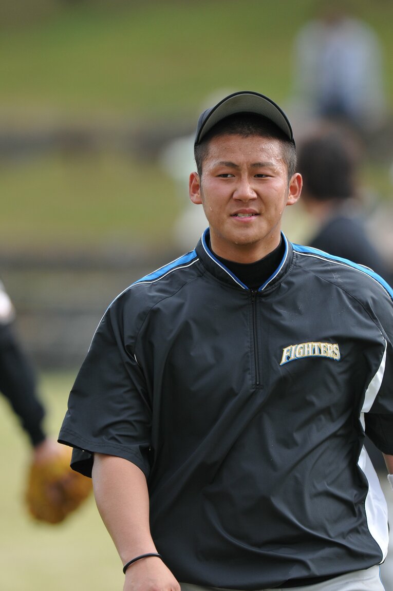 プロ1年目の春季キャンプで　©︎Hideki Sugiyama