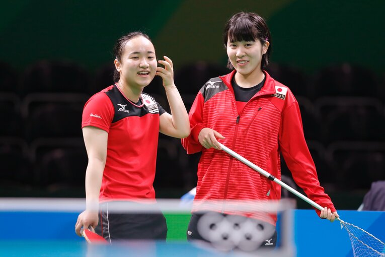 リオ五輪はリザーブ登録だった平野美宇　©︎AFLO SPORT