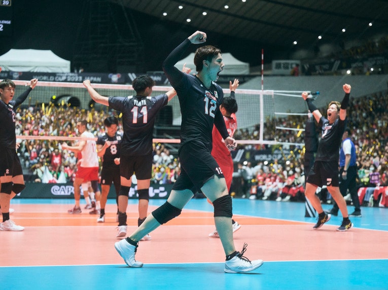 高橋藍（パリ五輪予選トルコ戦）©︎Yuki Suenaga