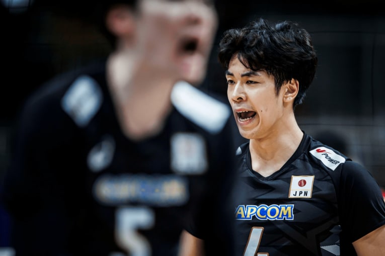 宮浦健人（VNLキューバ戦）©︎Volleyball World