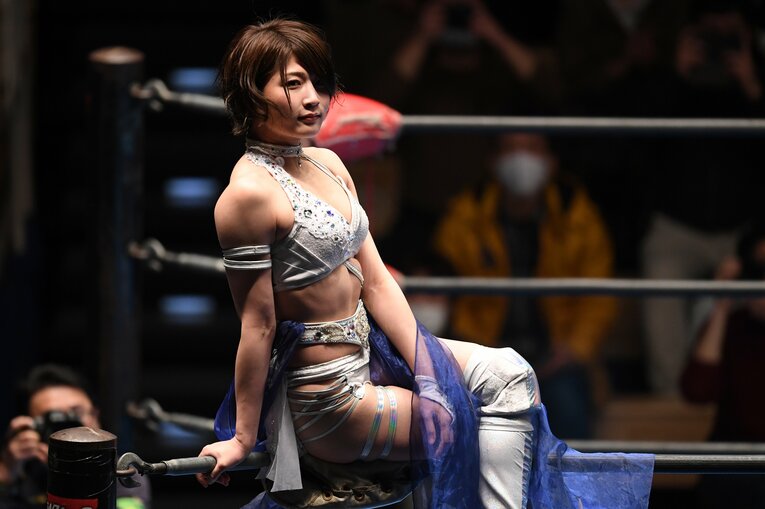 12月31日（昼）のアイスリボン。安納サオリ