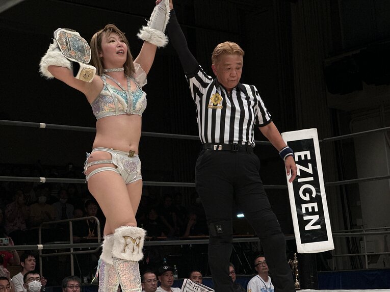 マリーゴールドの女子プロレスラー・桜井麻衣　©Norihiro Hashimoto