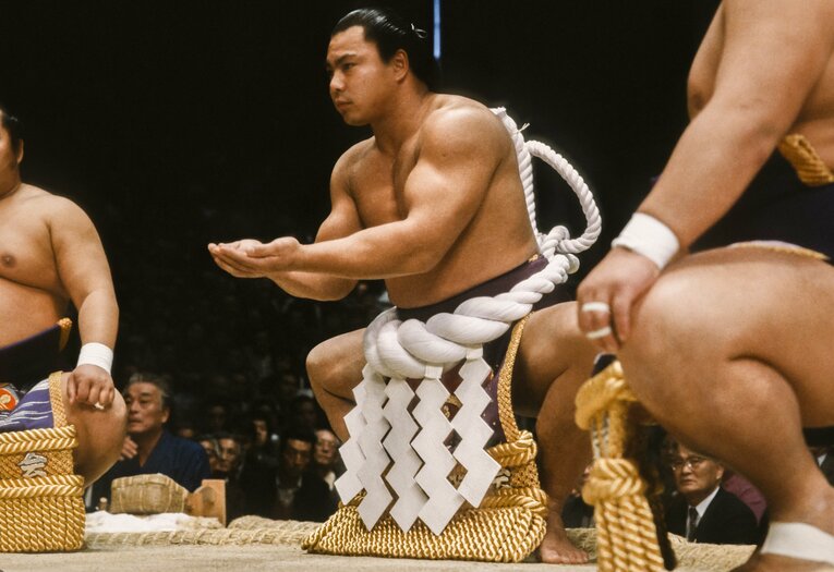 1983年九州場所（11月場所）で撮影　©Getty Images