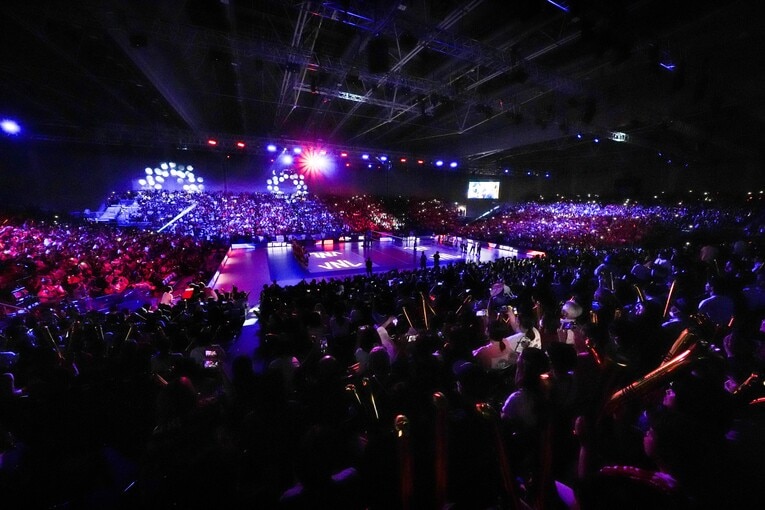 VNL韓国戦　©︎Volleyball World