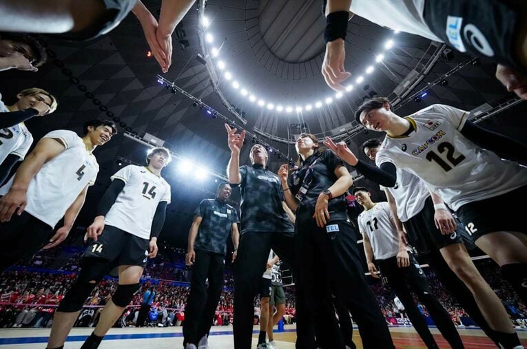 VNLベルギー戦　©Volleyball World