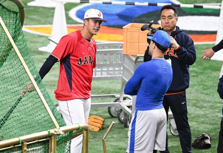 15日の練習でのヌートバー　©Getty Images