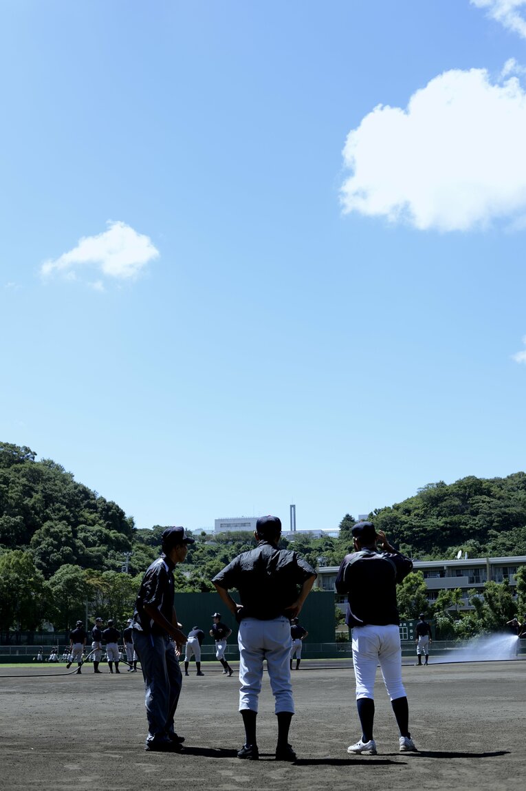監督ラストイヤーとなった2015年の渡辺元智さん　©Takashi Shimizu