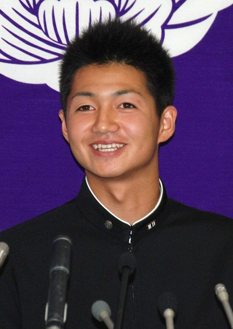 2007年、当時18歳の唐川。19年後の姿は…（右へスライド）　©JIJI PRESS
