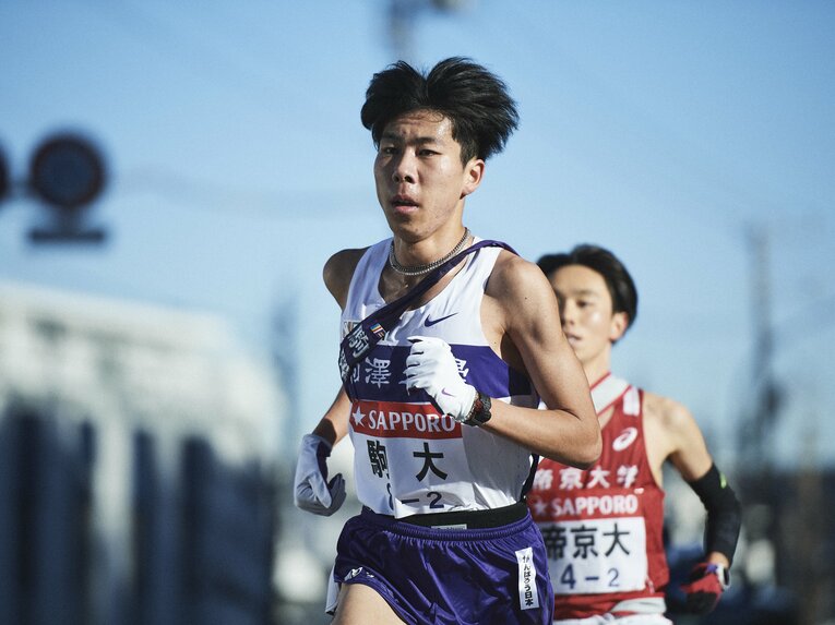 箱根駅伝で2区を走った駒大のエース・田澤廉