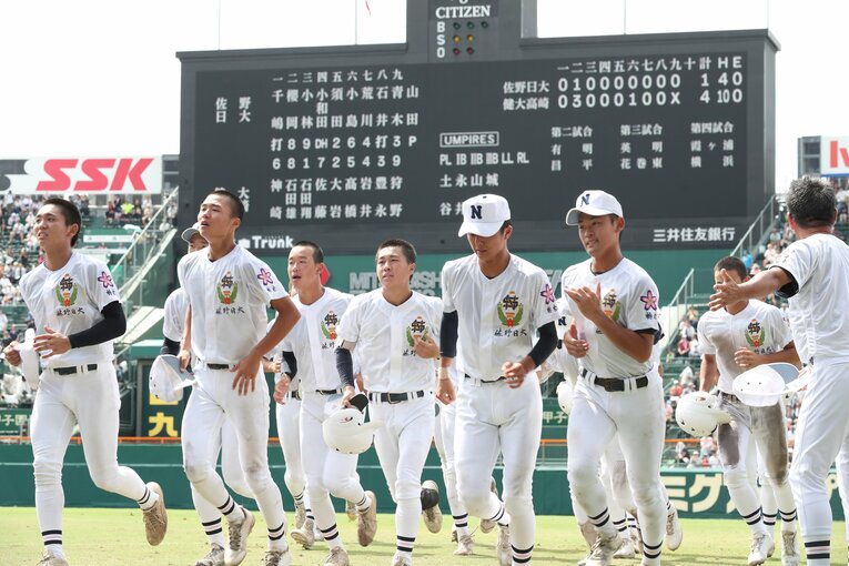 3回戦で健大高崎に敗れた佐野日大　©Sankei Shimbun