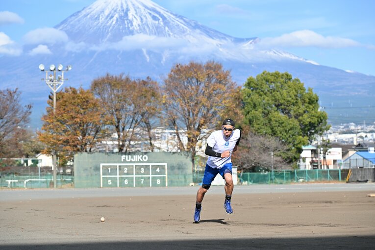 富士高校野球部を指導したイチロー　©Naoya Sanuki