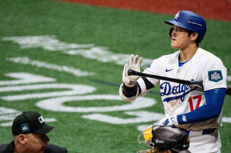 【開幕2戦目／21日】大谷翔平の2試合目　©Nanae Suzuki