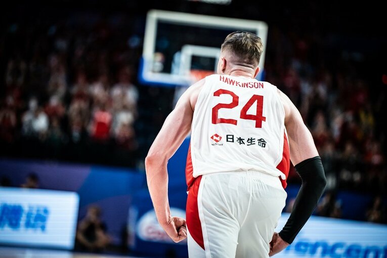 フィンランド戦ではチーム最多となる28得点をマークしたホーキンソン　©︎FIBA
