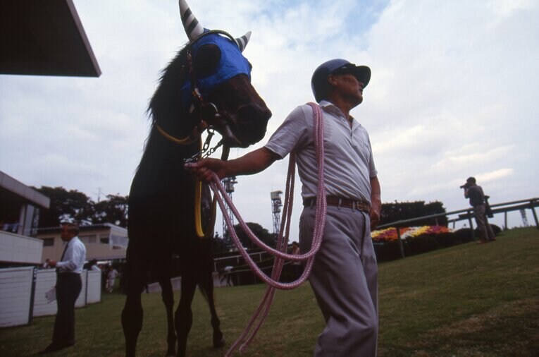オールカマーで逃げ切りなった後のツインターボ　©Tomohiko Hayashi