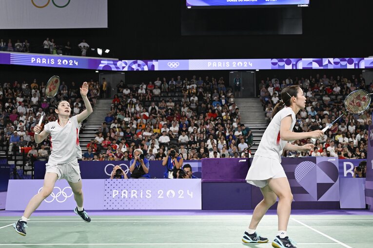 中国ペアとの準決勝　©Asami Enomoto/JMPA