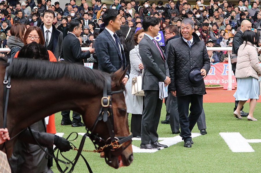 牡馬に挑んだグランアレグリアに、藤沢調教師が見出す「光るモノ」。<Number Web> photograph by Satoshi Hiramatsu