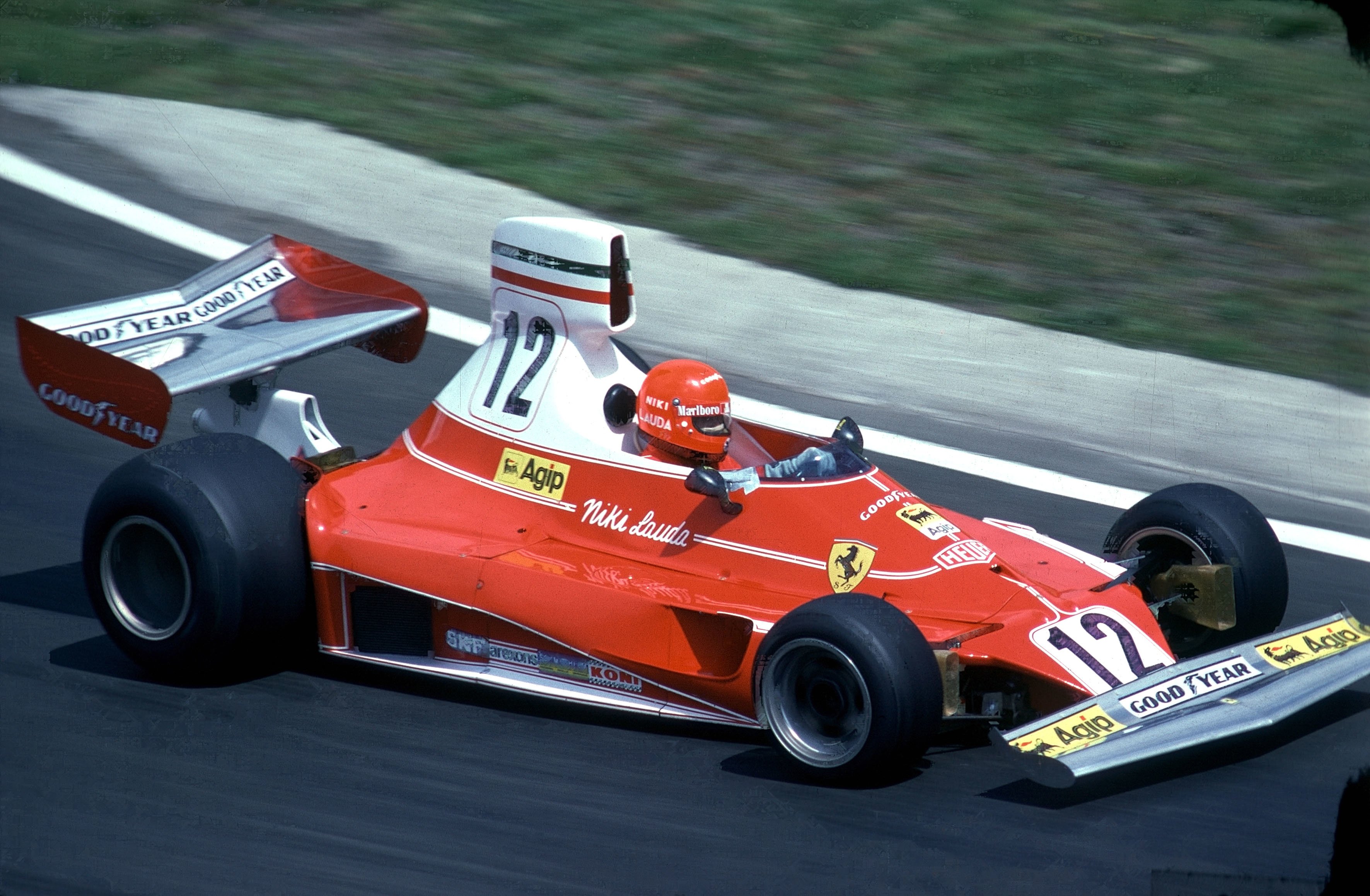 ラウダが自身初のタイトルを獲得した75年のフェラーリ312T
