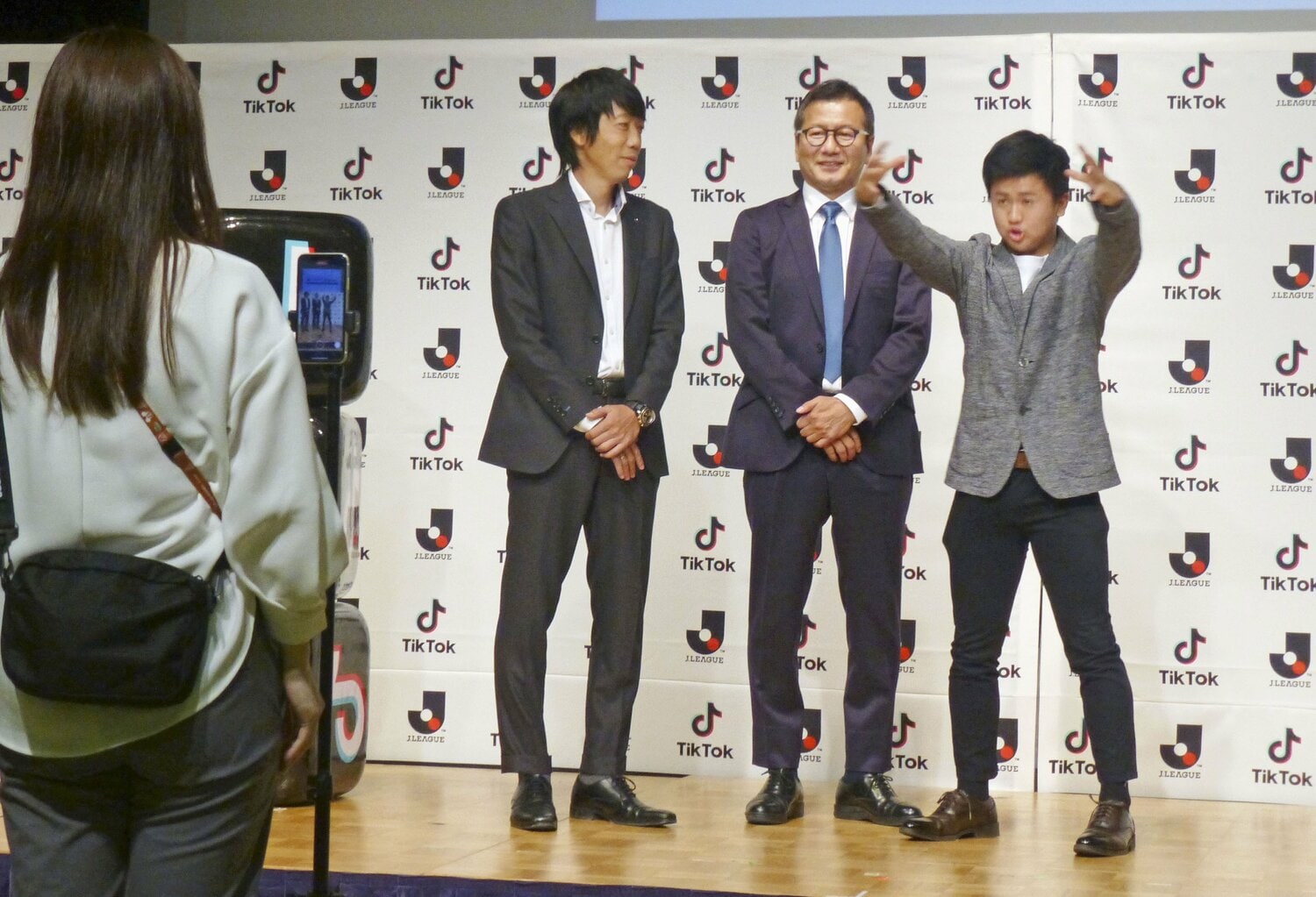 2022年4月にはJリーグとTikTokが公式に開催した「#Jリーグ」チャレンジのアンバサダーに就任。この転換が、日本代表との接点につながっていく ©︎KYODO