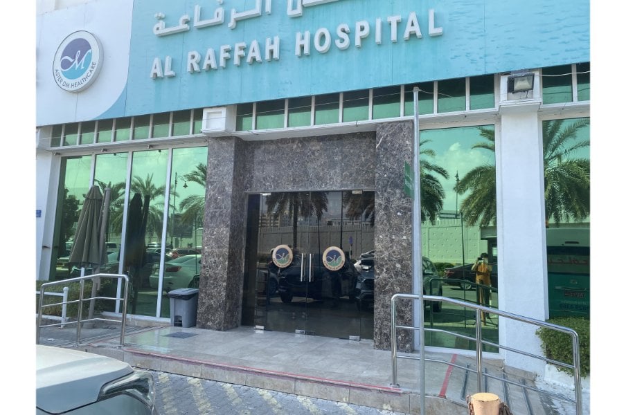 PCR検査を実施した現地の病院　©Atsushi Iio