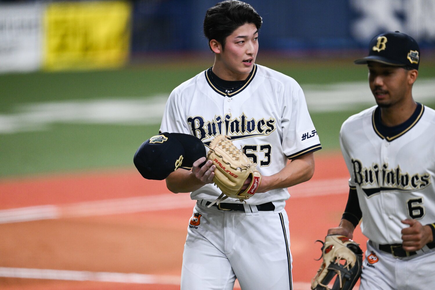 山﨑颯一郎は2022年からリリーフとして覚醒の予感を漂わせていた　©Nanae Suzuki