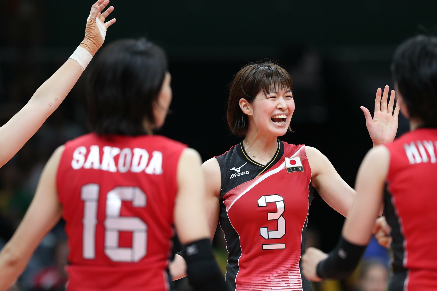 主将就任時に竹下から引き継いだ背番号3とともに、リオ五輪でも戦い抜いた ©︎Kaoru Watanabe / JMPA