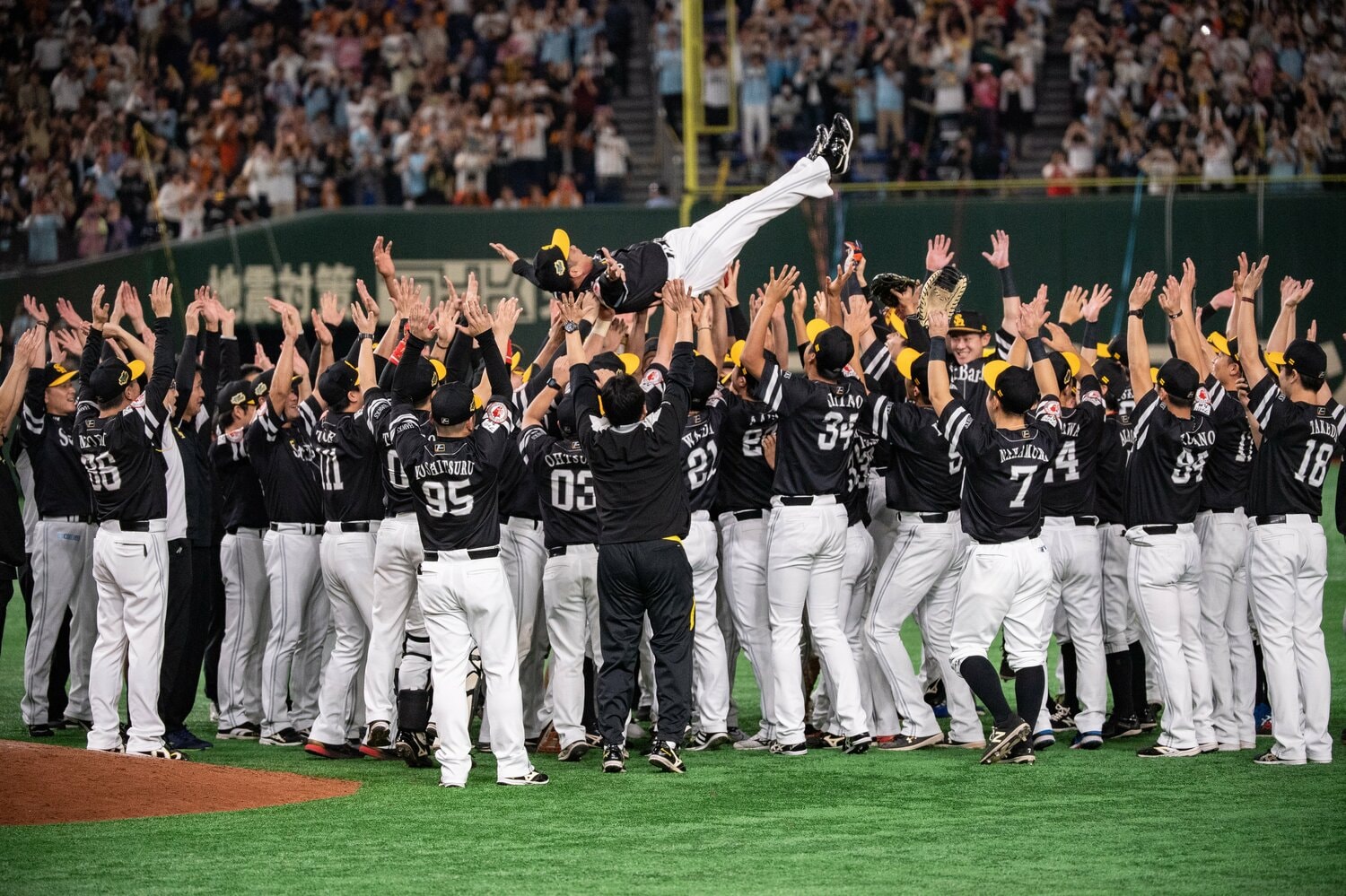 2019年、ついに日本シリーズで巨人を破った ©Nanae Suzuki