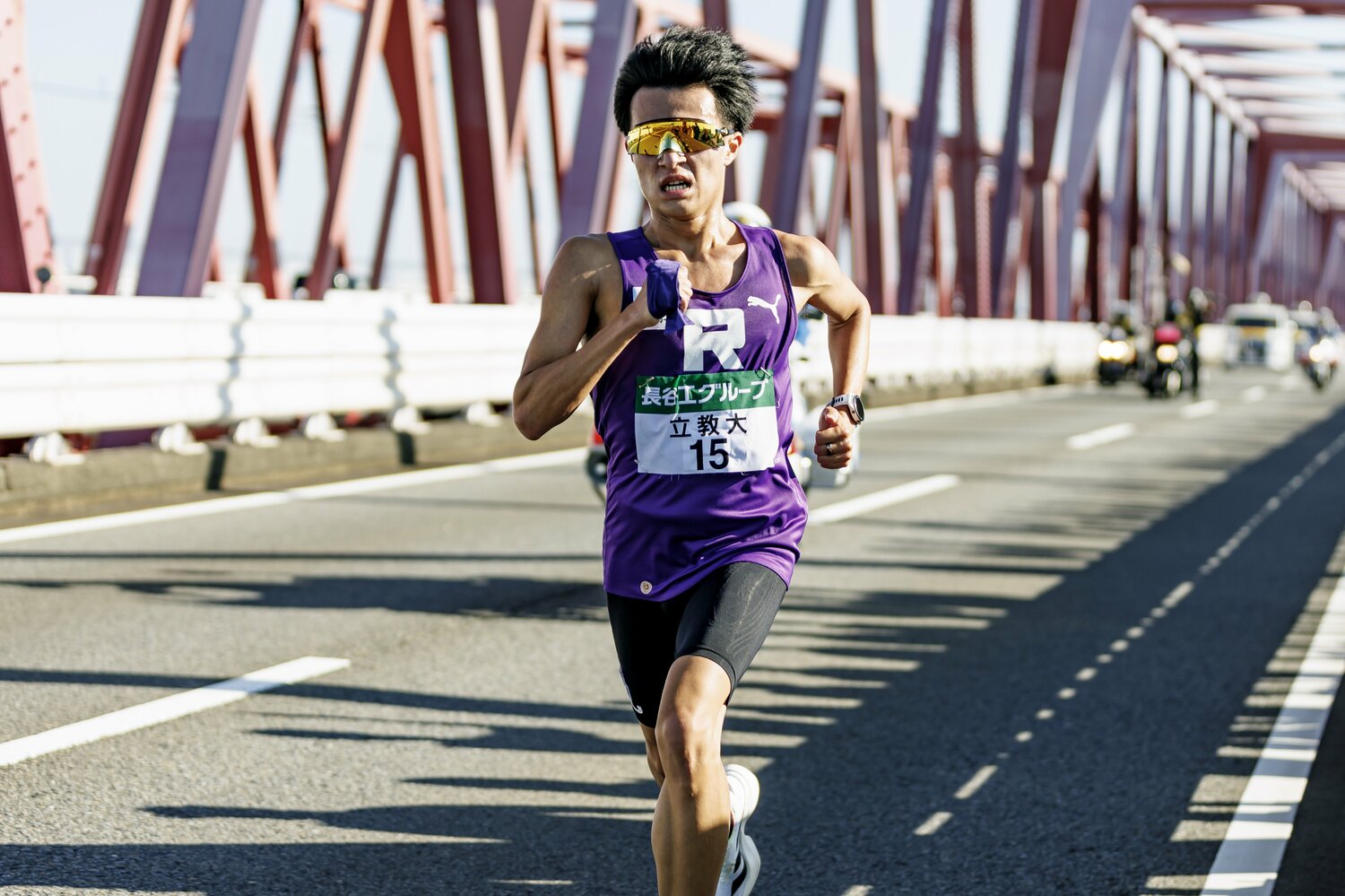 全日本2区では苦しんだ國安（3年）だが、予選会では粘りの走りで突破に貢献した　©Kiichi Matsumoto